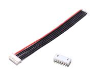 JST-XH 2.54mm (6pin) 5S Balancer Cable Female w/14cm AWG22 + Male conn. (1 pc) [1102076-5S]